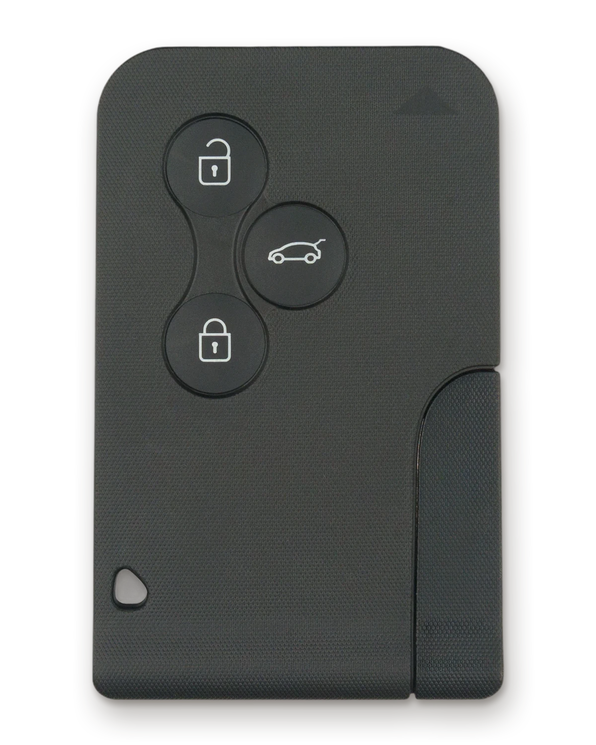 Carte Renault à trois boutons (Mégane 2, Scénic 2) avec sa clé de secours