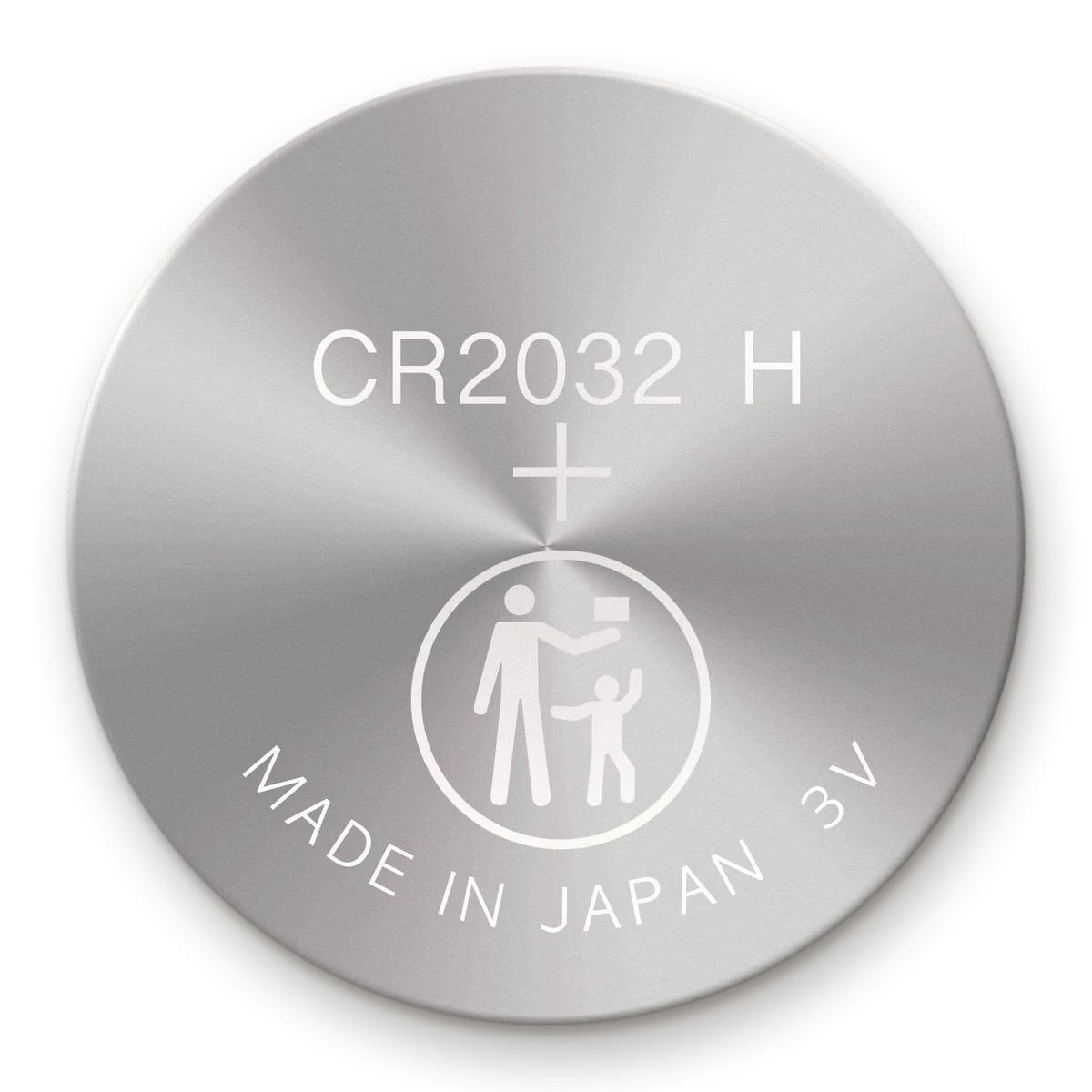 Pile bouton lithium CR2032 de 3 V, la plus courante dans les clés de voiture