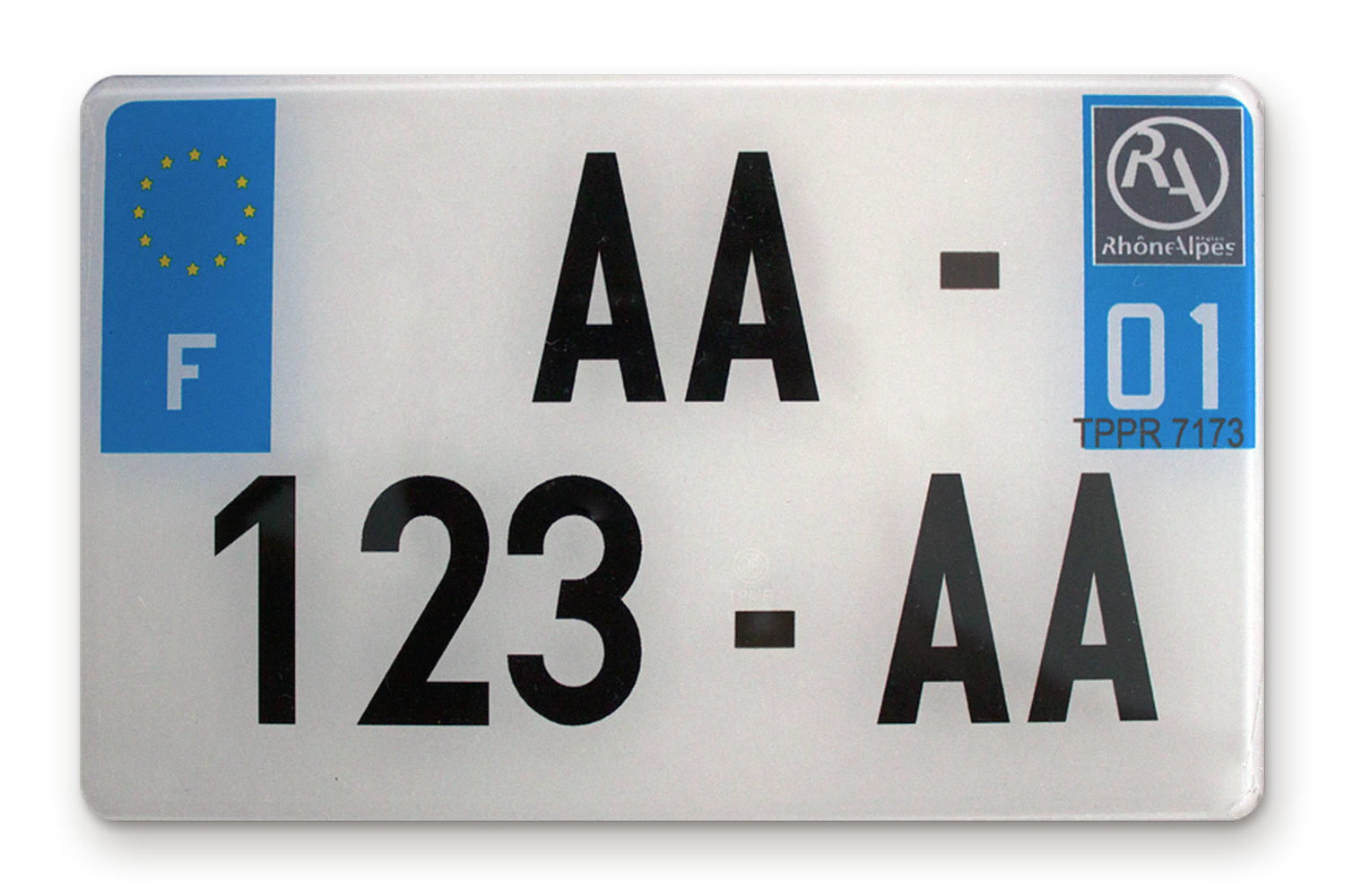 Plaque de moto